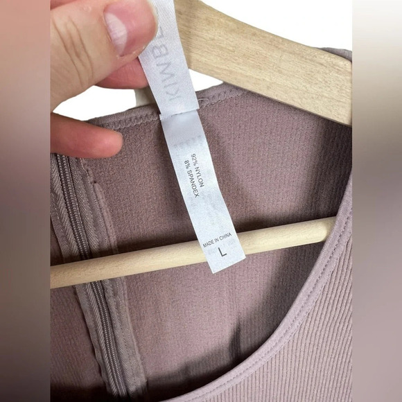 Kimberly • Ribbed Leotard Thermal Jumpsuit Onsie - Picture 5 of 8